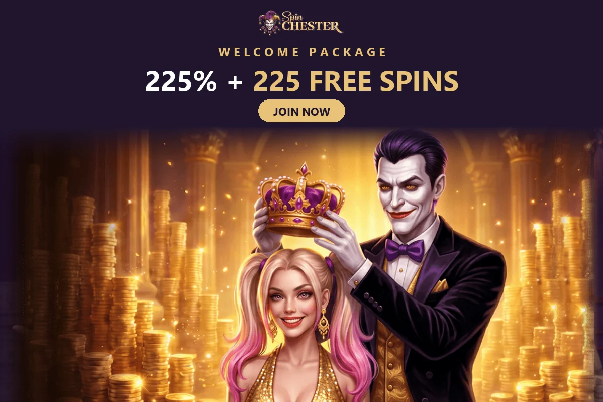spinchester-casino-welcome-package-of-225-and-225-free-spins-up-to-3000
